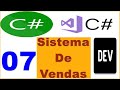 Cursos de programação - Sistema de vendas completo em c# - 07