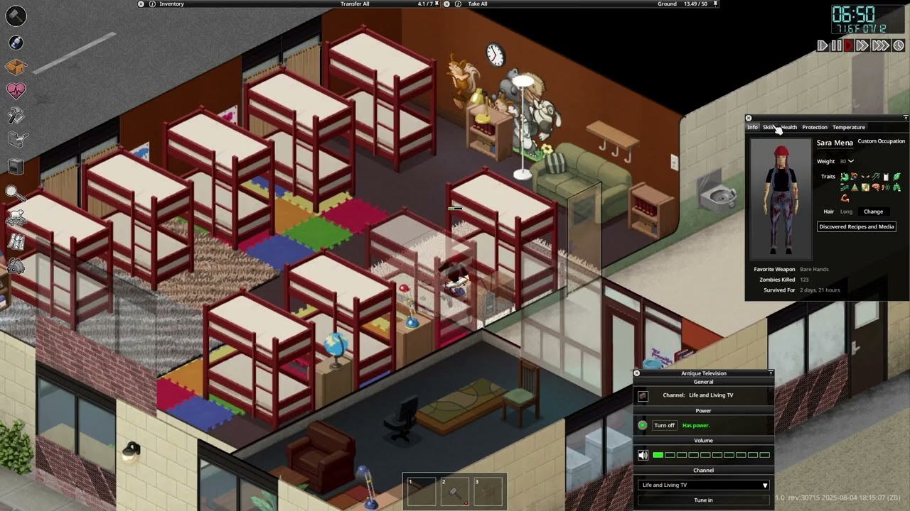 Project Zomboid Apocalypse Sandbox Part 3 - Got lots of skill books read