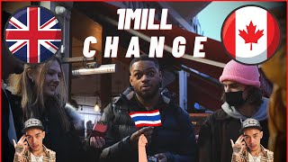 CANADIANS REACT TO 1MILL - CHANGE (UK STREET REACTION) 🍁🤯😲