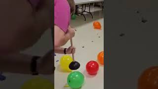 Popping balloons with a PLUNGER! 🪠 @GWRKIDS