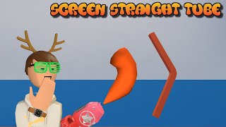How to make tube straight on screen mode | RecRoom
