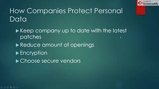 Information Security Project - Data Privacy