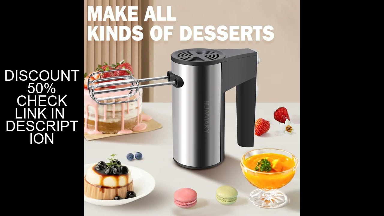 Portable Food Mixer Egg Whisk Multifunctional Electric Food Processor Kitchen Automatic Cream Food C