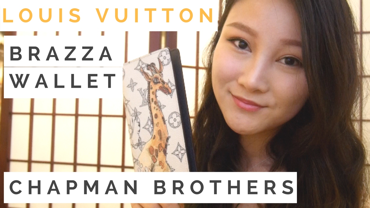♡Louis Vuitton Chapman Brothers Brazza Wallet♡ Unboxing & Reveal, Close Up Review | Cherry Tung ...