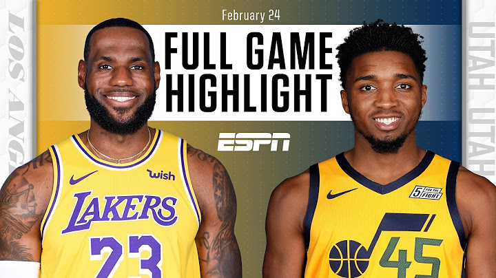 Los Angeles Lakers vs. Utah Jazz [FULL GAME HIGHLIGHTS] | NBA on ESPN