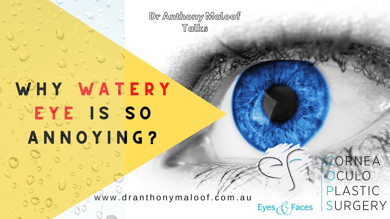 Why my watery eye is so annoying - Dr Anthony Maloof, Sydney Australia