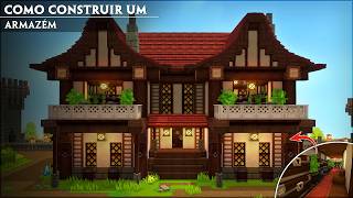 Como Fazer um Armazém | Cidade Medieval | Hytale Tutorial