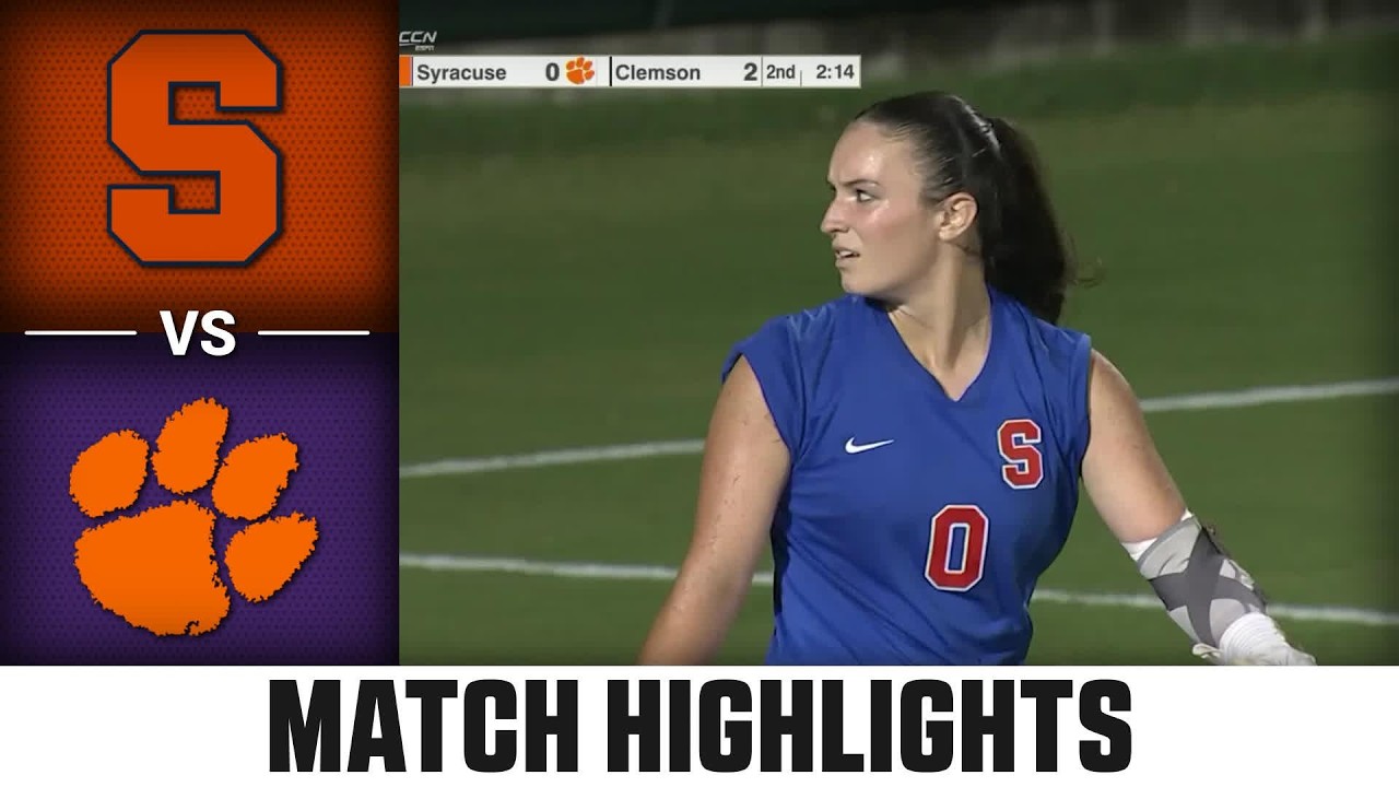 Syracuse vs. Clemson Match Highlights | 2026 ACC Women's Soccer