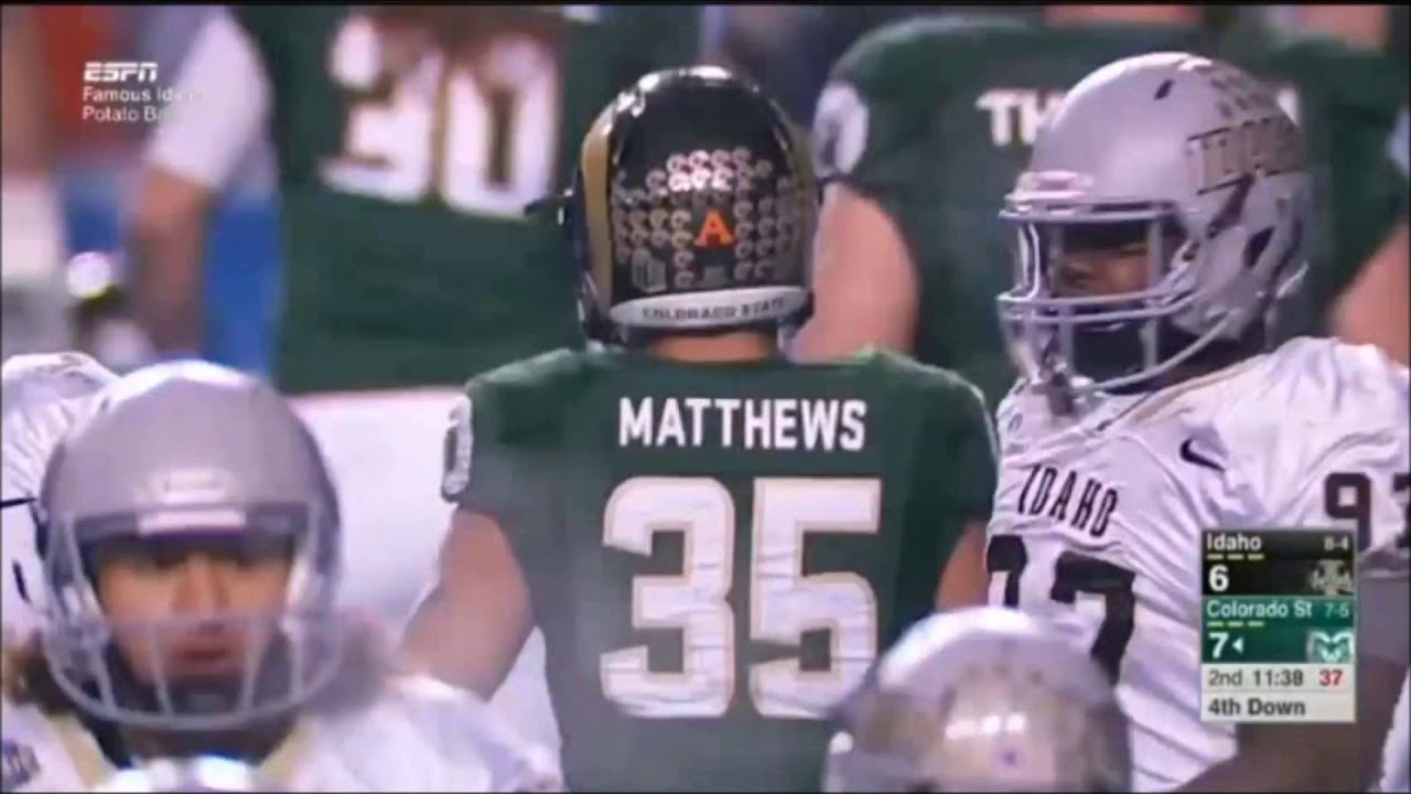 2016 Famous Idaho Potato Bowl Idaho vs Colorado State YouTube