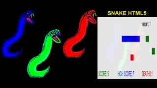 Snake SlashnburnSoftwareStudio HTML5 Canvas Game screenshot 1