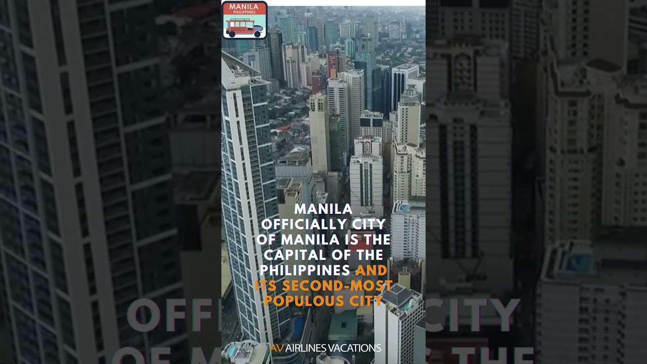 Explore Manila Capital of the Philippines #shorts #shortsvideo #manila