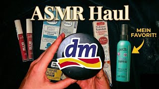 ASMR DEUTSCH: dm HAUL mit viel KASSENBON KNISTERN, weil Du es Dir zum Einschlafen gewünscht hast