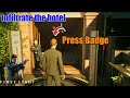 007 First Light Infiltrate the Hotel | Slovakia | lighter location | Press Badge location
