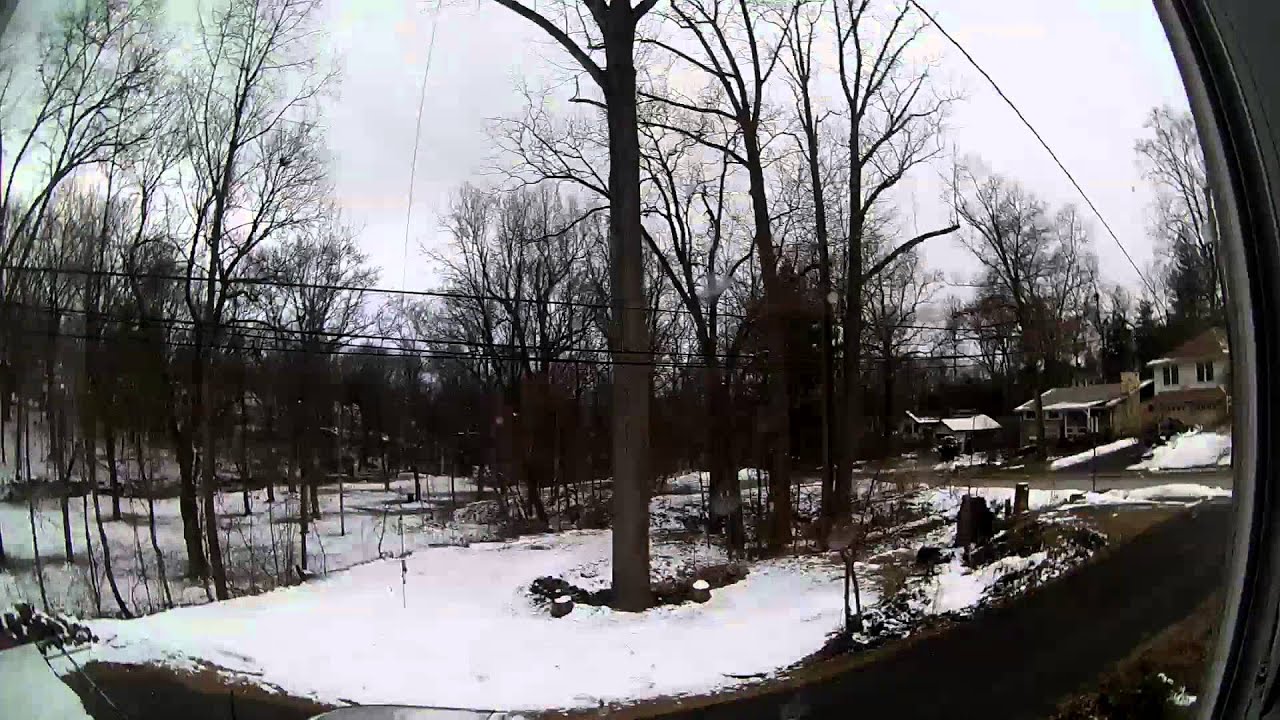 24 Hours - Time Lapse Little Winter Storm - YouTube