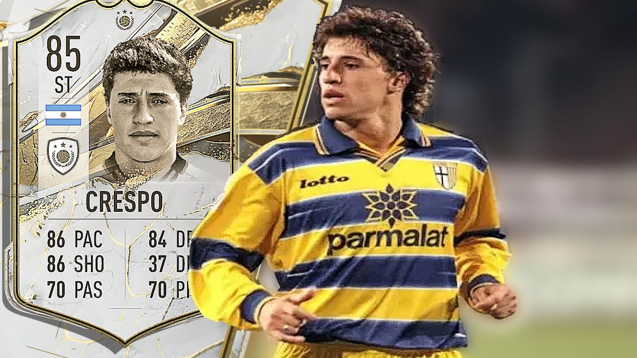 85 BASE ICON CRESPO PLAYER REVIEW FIFA 23