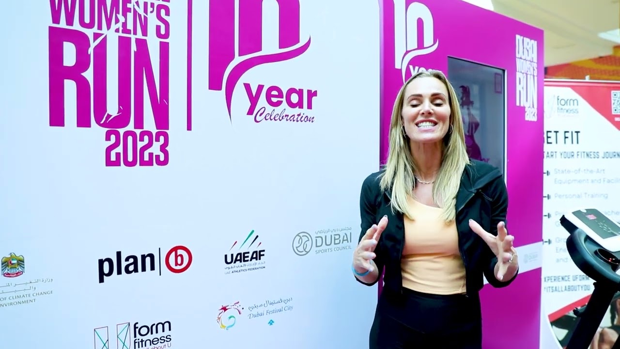 Sarah Lindsay at Dubai Women's Run 2023