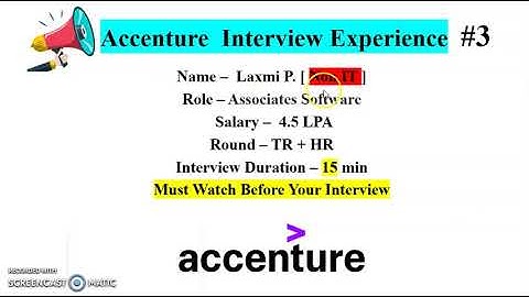 Accenture 2022 Latest interview experience | Accenture interview question & answer | Non IT | #3