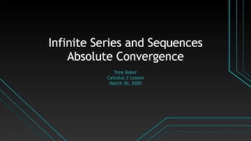 Absolute Convergence