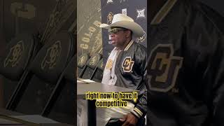Coach Prime wants NFL-style spring game competition #cfb #deionsanders #cubuffs #coachprime #shorts
