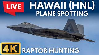 RAPTOR HUNTING BONUS STREAM - F22s in HAWAII - HNL/PHNL M V Gibraltar Eagle