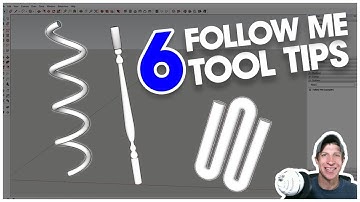6 Great FOLLOW ME TOOL TIPS for SketchUp