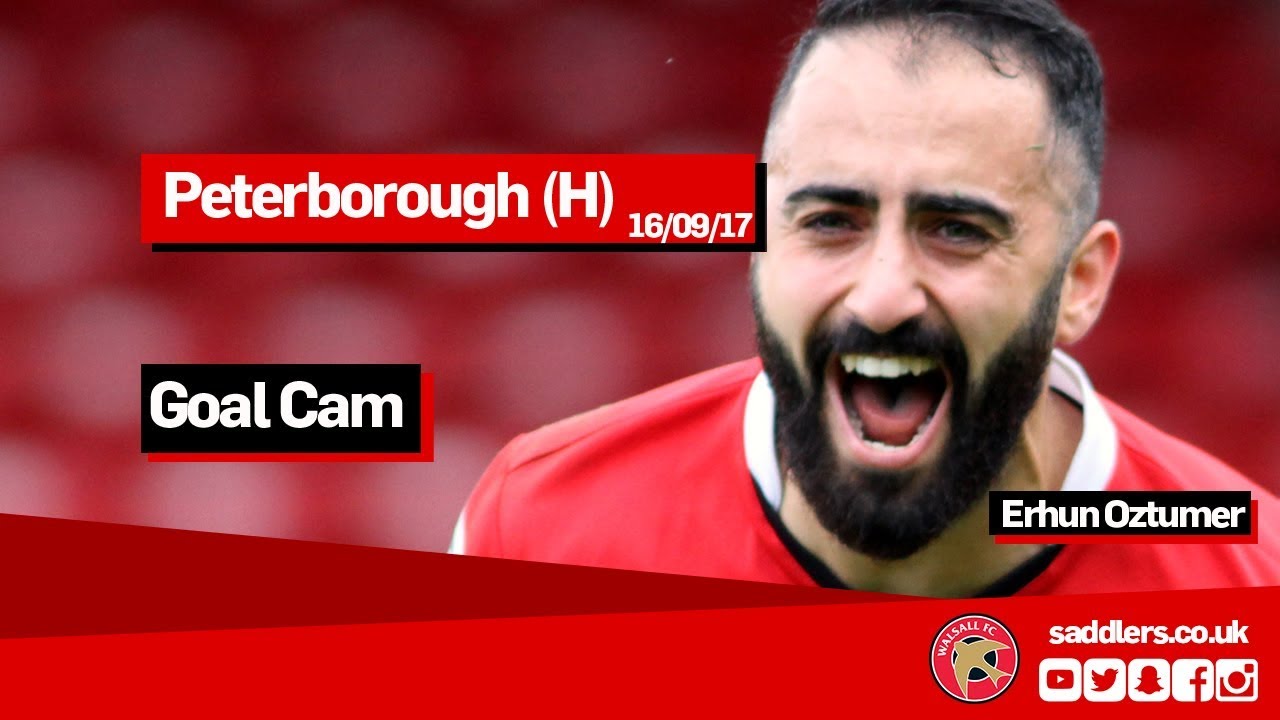 walsall fc new kit GOAL CAM | Walsall 1-1 Peterborough United | Erhun Oztumer