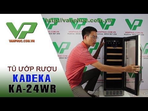 Tủ ướp rượu Kadeka KA-24WR dung tích chứa 24 chai