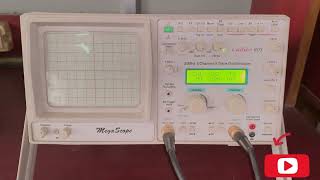 Cathode Ray Oscilloscope | how to set intensity and focus