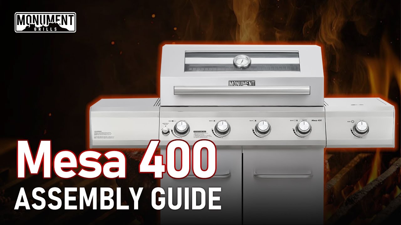 Model Mesa 400 Assembly Guide l Monument Grills - YouTube