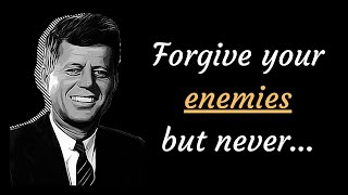 John F. Kennedy's Inspiring Quotes. Great words from 35th President of U.S