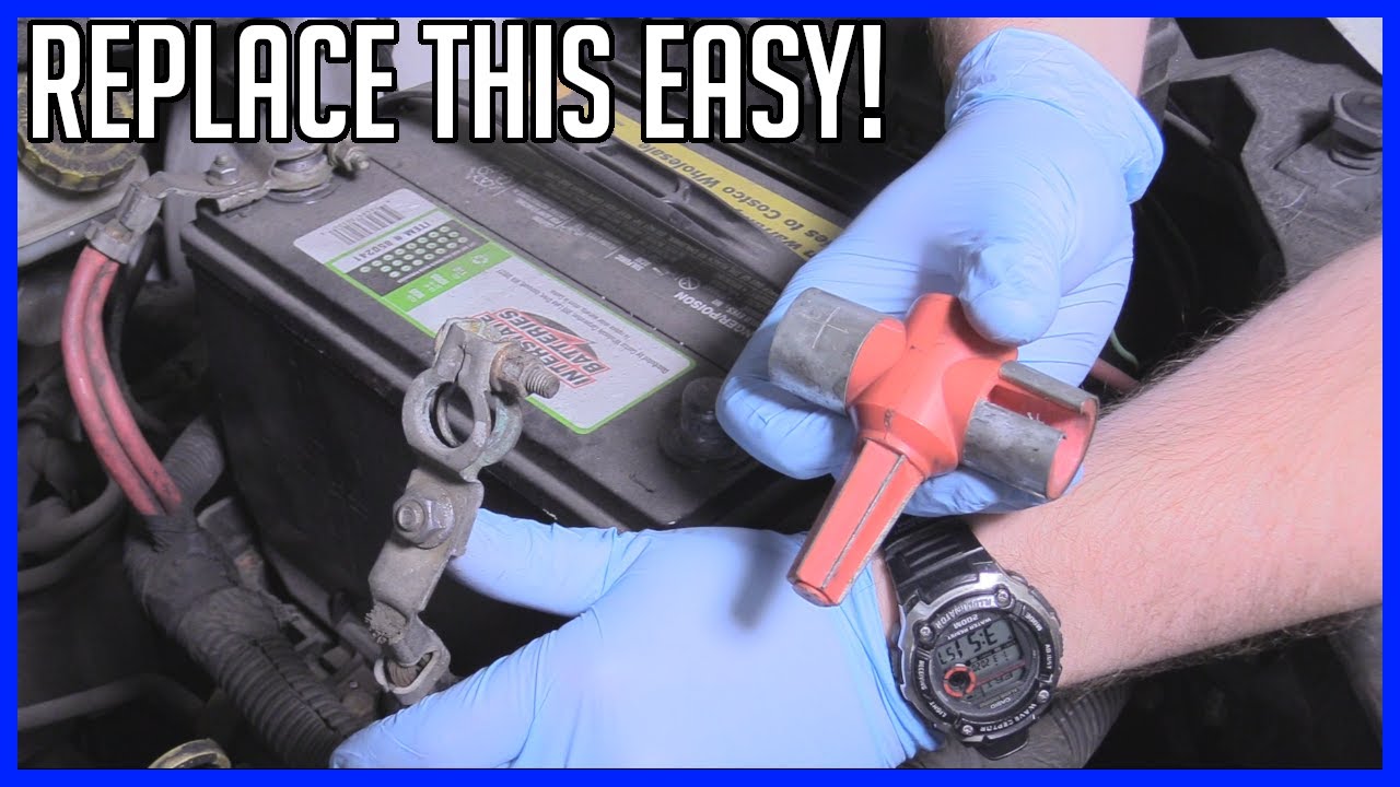 Battery Replacement Honda Accord V6 2003-2007 - EASY! - YouTube