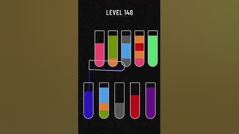 Water sort puzzle game Level 148