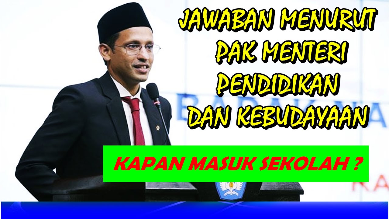 Kapan Masuk Sekolah Tahun Ajaran 2020 2021 - YouTube
