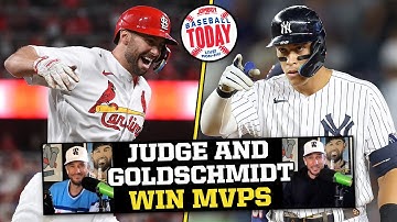 Reaction to Aaron Judge and Paul Goldschmidt winning MVP | Baseball Today