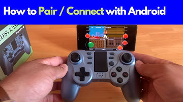 how to Connect/Pair after market PS4 Replacement controller with Android Phones - Tablets- (4K)