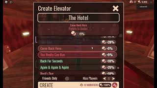 The best modifier set up for the hotel hell achievement