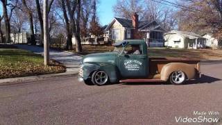 First Drive, 1949 Chevy AD, S10 Chassis