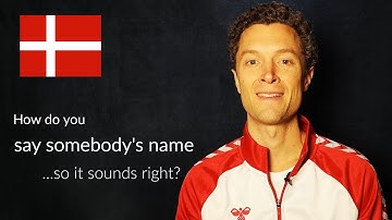 How to say your name in Danish