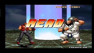 King of fighter 97 👑 KOF 97 King of Gladiator Bootleg | Ralf Kyo and Robert and then Kyo Rampage 🎮