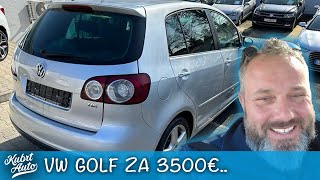 Vojenský tank v garáži u Handlíře..jak vypadá VW Golf z roku 2005 do 100tis kč ? Vyplatí se ještě ?