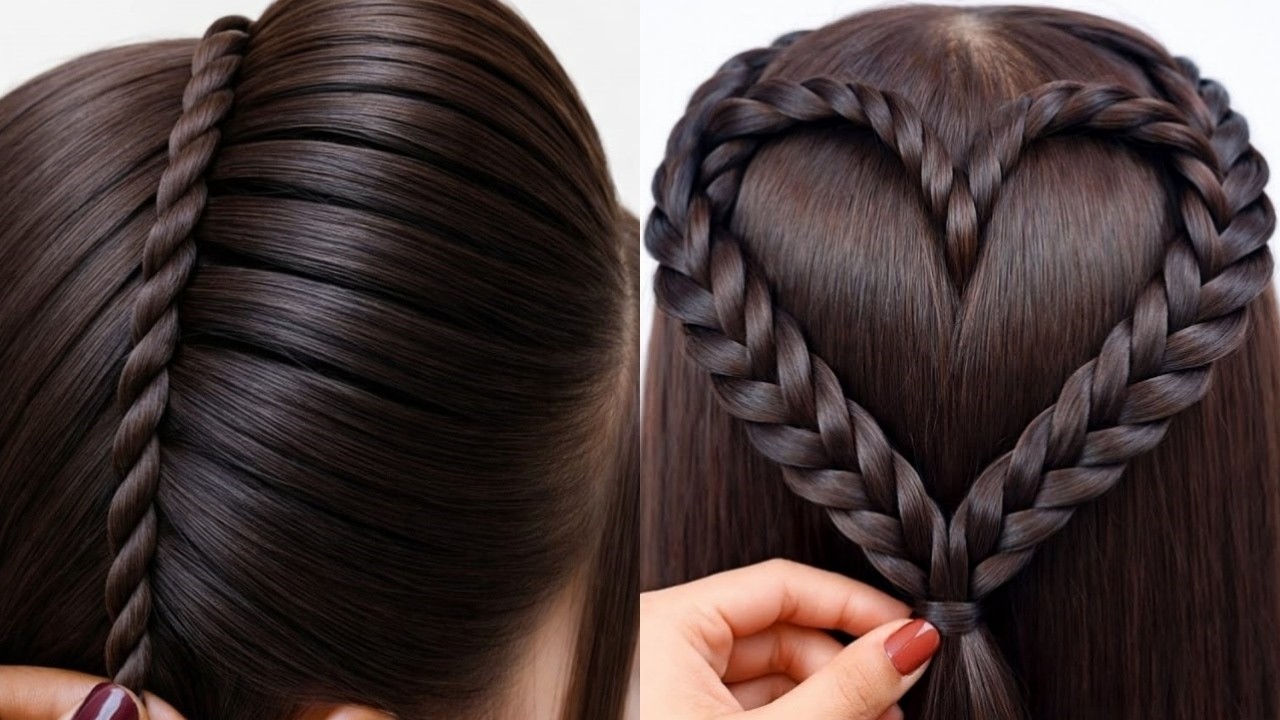 Very Beautiful Hairstyle - New Hairstyle For Girls | Simple Hairstyle | Hairstyle For Wedding