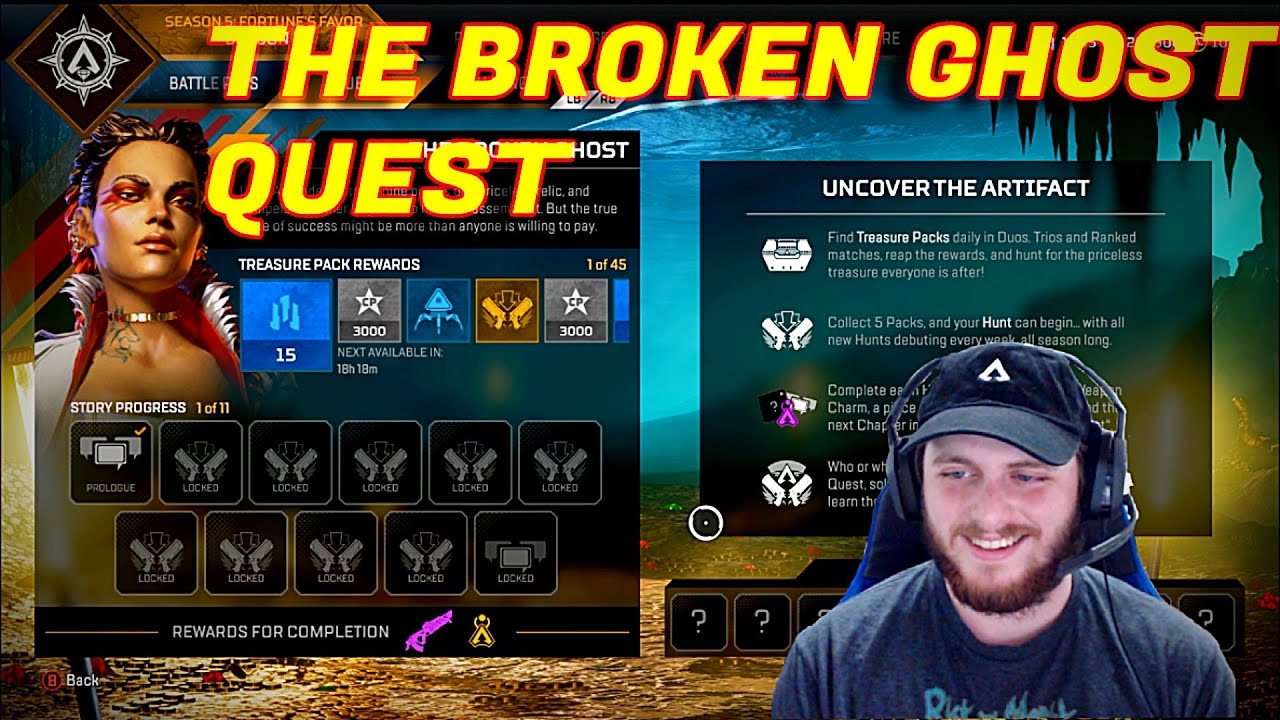 THE BROKEN GHOST QUEST EXPLAINED/ HOW TO FIND TREASURE PACKS + PROLOGUE THE FIRST PIECE