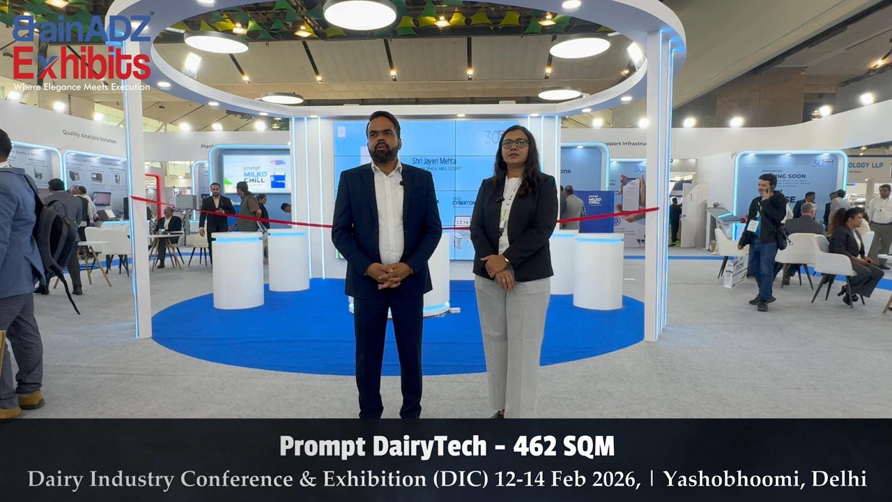 Prompt DairyTech Client Feedback at DIC 2026 | 462 SQM Exhibition Stall by BrainADZ Exhibits