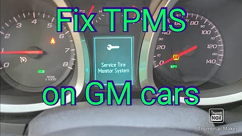 Replace and Pair TPMS Sensor on GM vehicles
