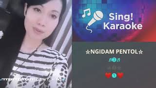 NGIDAM PENTOL tanpa vocal cowok duet karaoke bersama nenk sekar