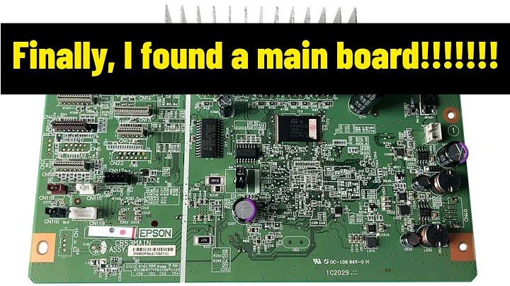 Epson L1800 main board unboxing | Finally found one! Vlogmas 1
