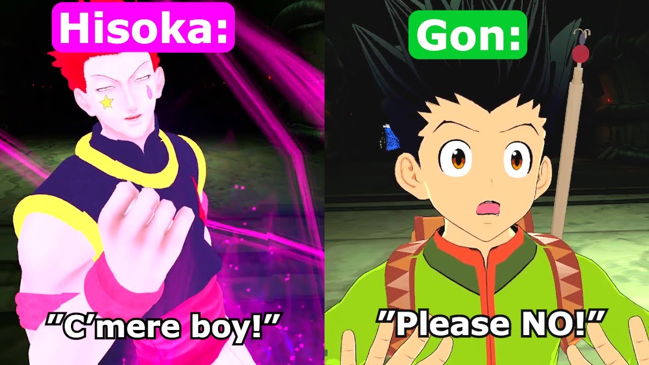 Hisoka tries to kidnap Gon