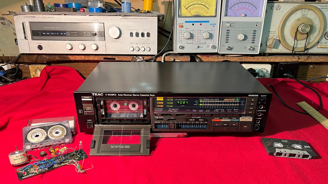 Teac V-909RX не любит тик - YouTube