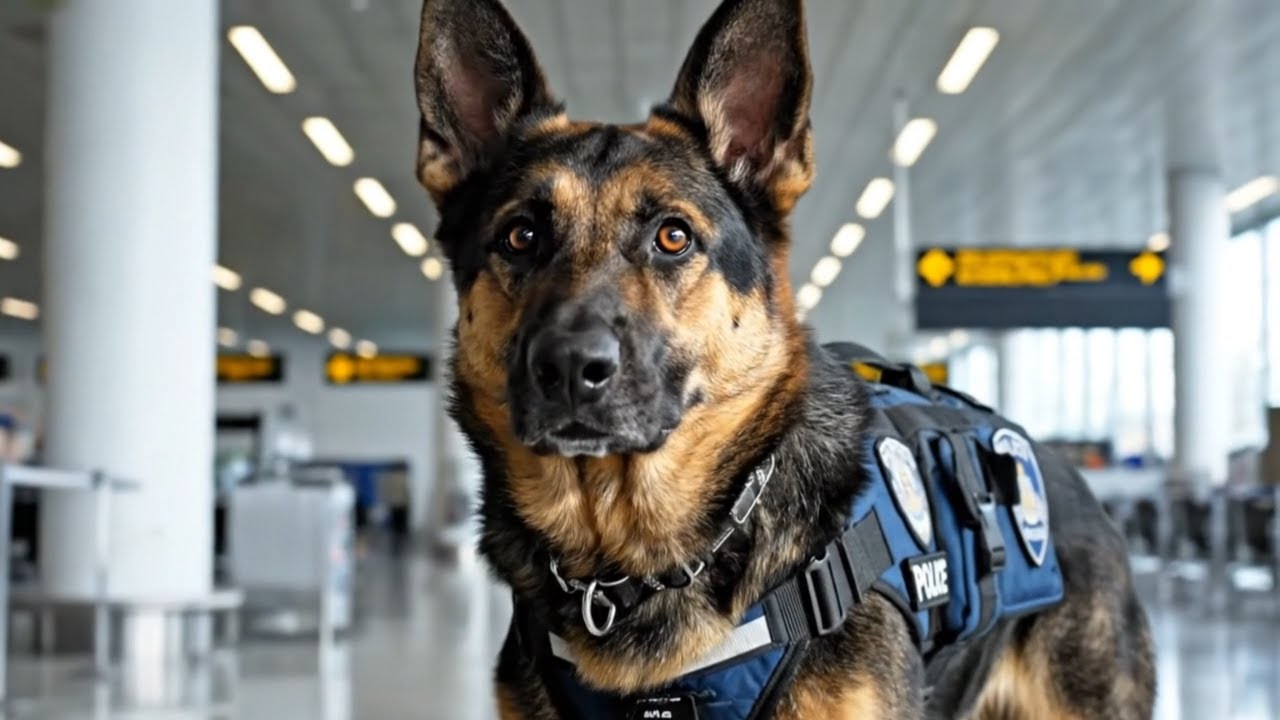 A German Shepherd Forced People to Run From the Airport — Then Disaster Struck