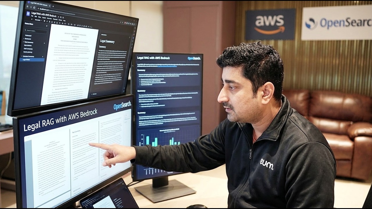 Legal RAG Project with AWS bedrock and OpenSearch | Euron live class ...